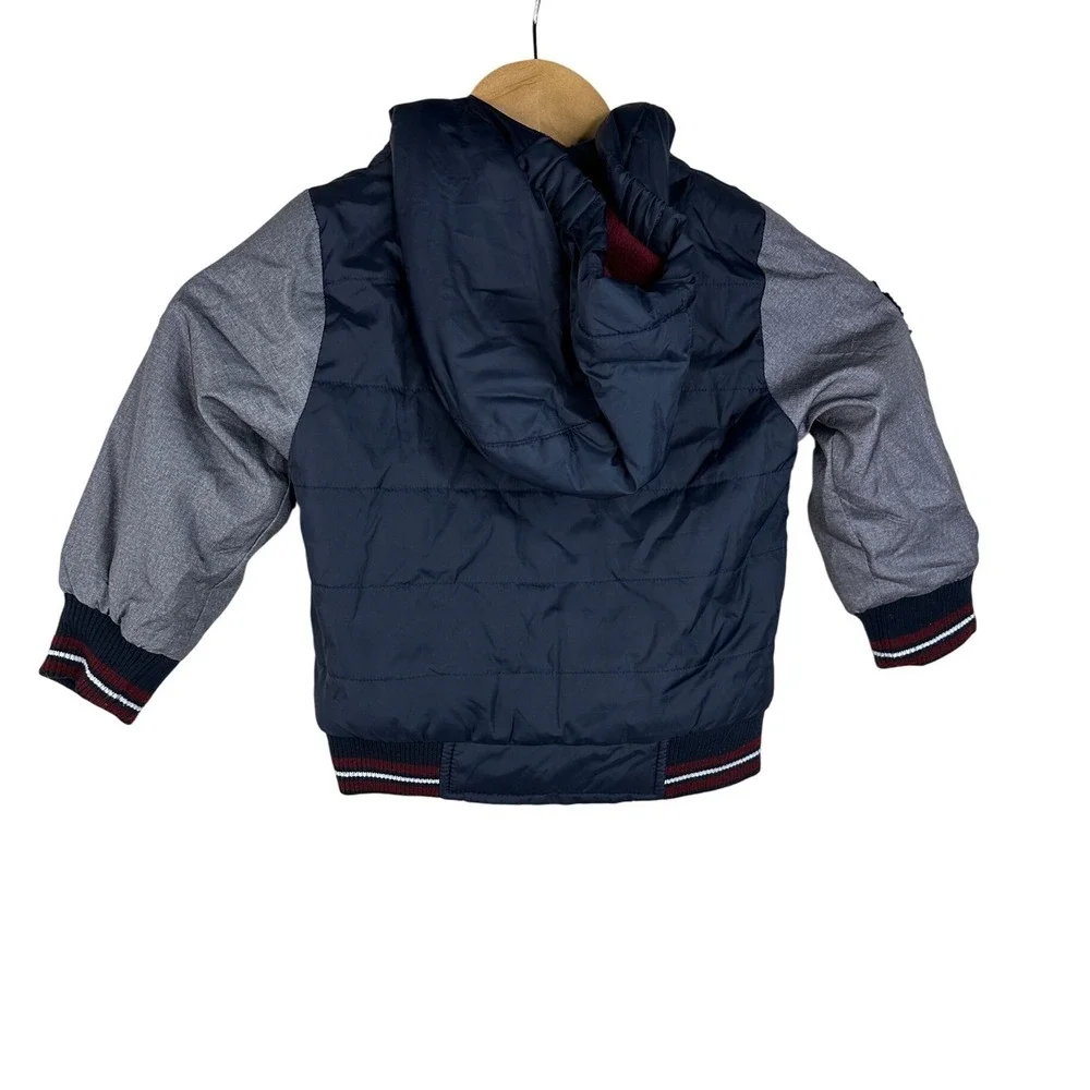London Fog Toddler Jacket size 2T Black/Gray